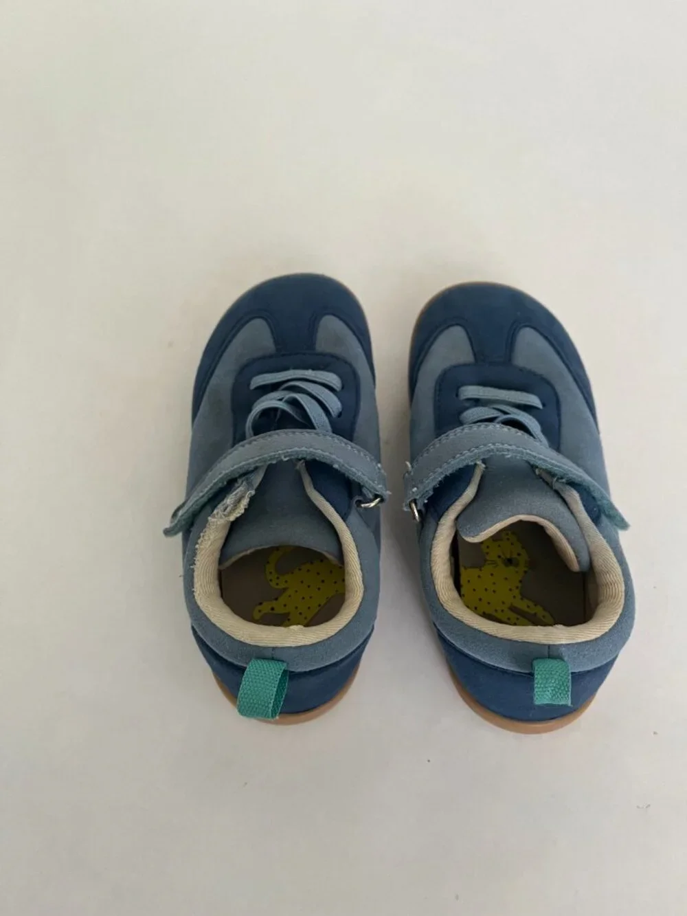 Ten Little Kids Retro Suede Sneakers Blue Toddler Size 11
